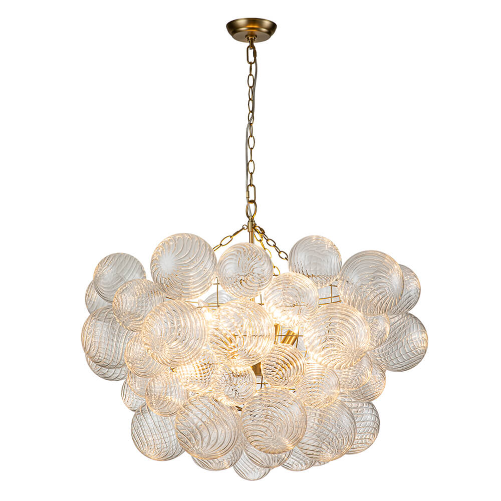 Stellia Bubble Art Brass Chandelier - Lamp Copper