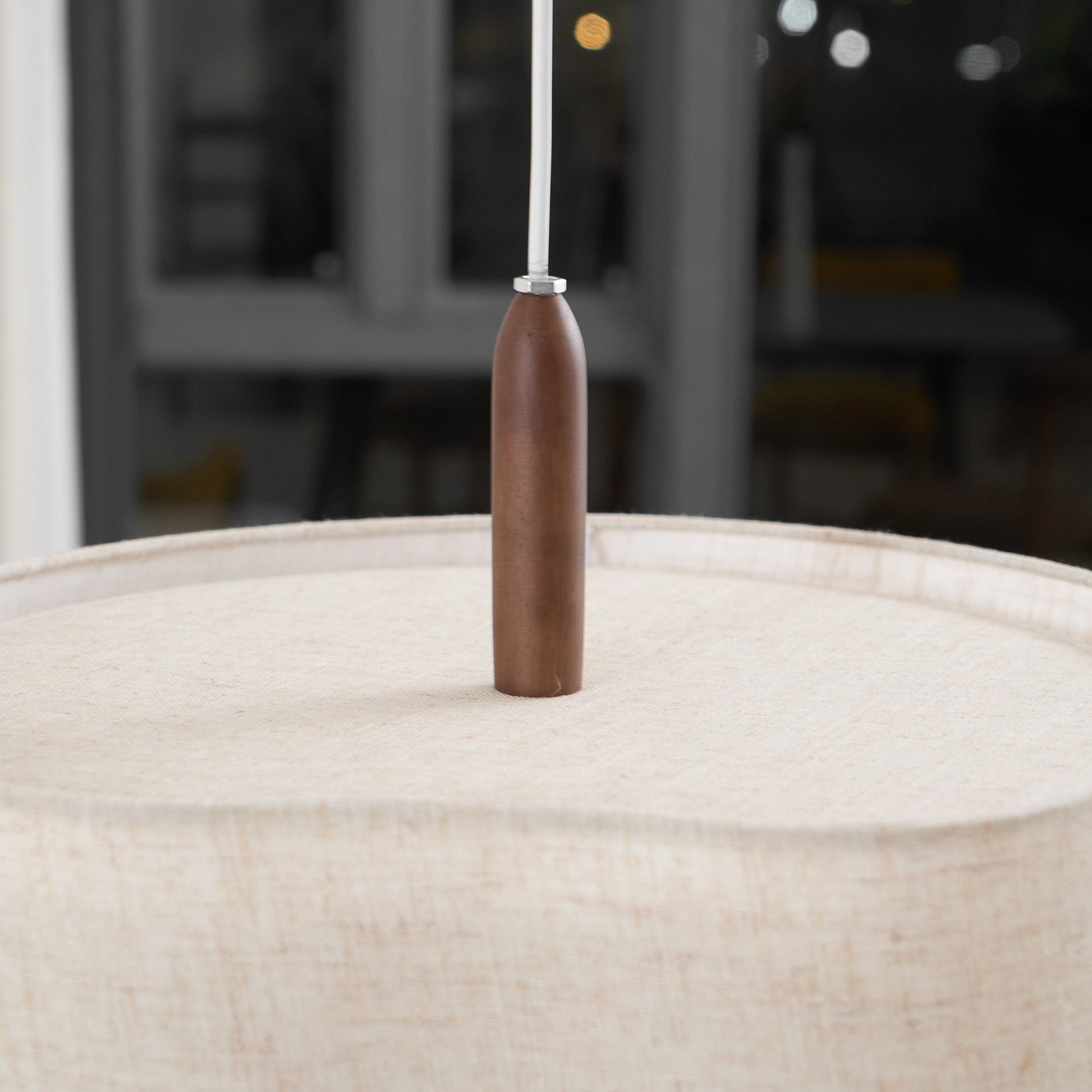 Altheus Premium Nordic Pebble Fabric Metal Pendant Lamp - Lamp Copper