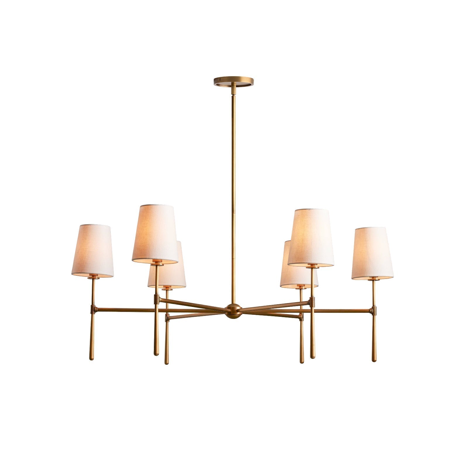 Varenne Round Chandelier - Lamp Copper