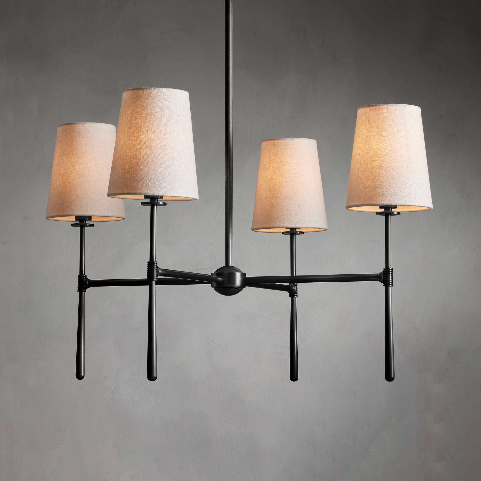Varenne Round Chandelier - Lamp Copper