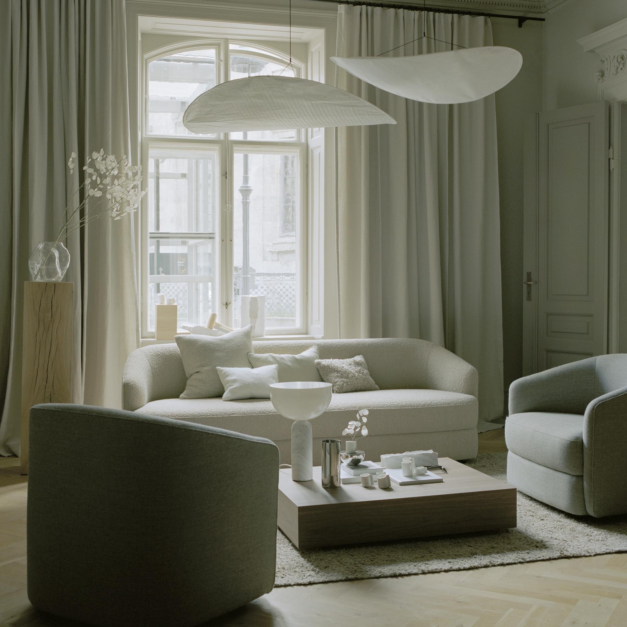 Elsolir Modern Minimalist Paper Pendant Lamp - Lamp Copper