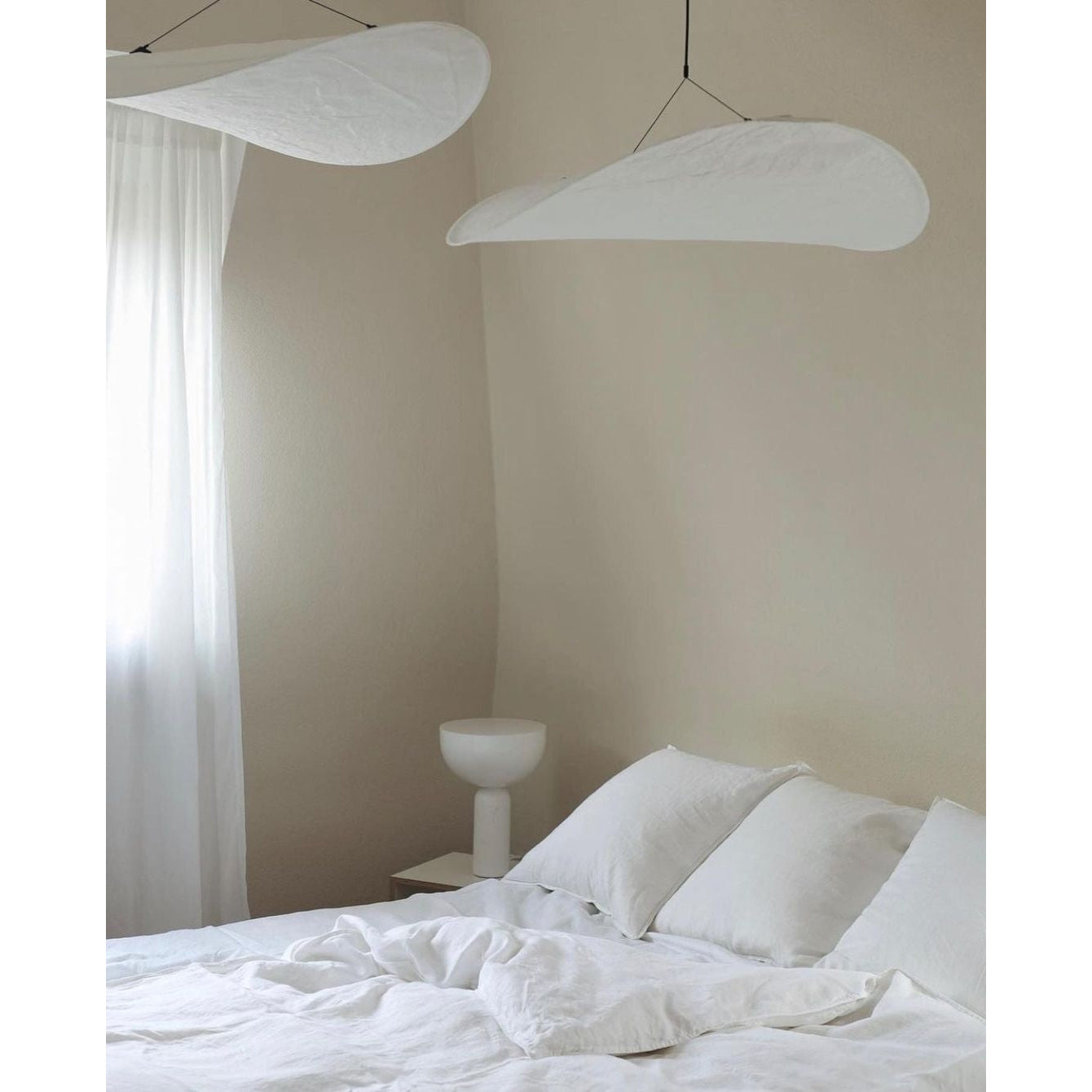 Elsolir Modern Minimalist Paper Pendant Lamp - Lamp Copper