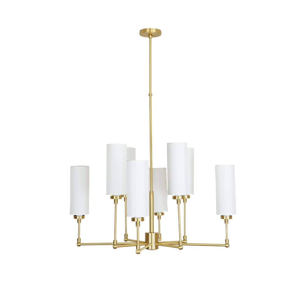 Eraeiel Postmodern Luxury Brass Fabric Chandelier - Lamp Copper
