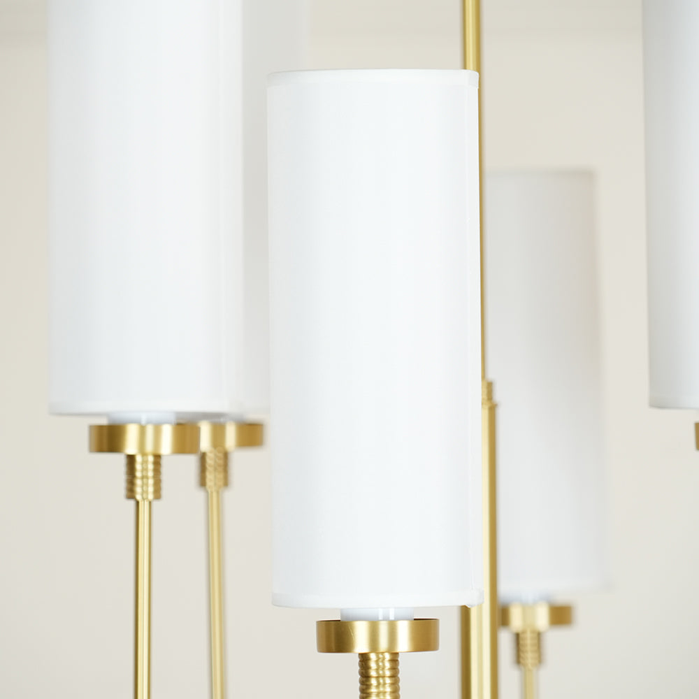 Eraeiel Postmodern Luxury Brass Fabric Chandelier - Lamp Copper