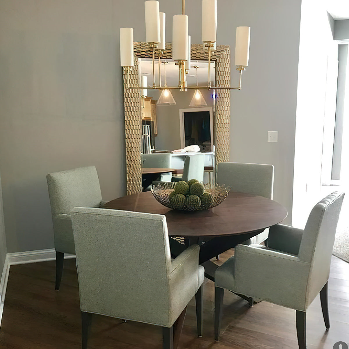 Eraeiel Postmodern Luxury Brass Fabric Chandelier - Lamp Copper