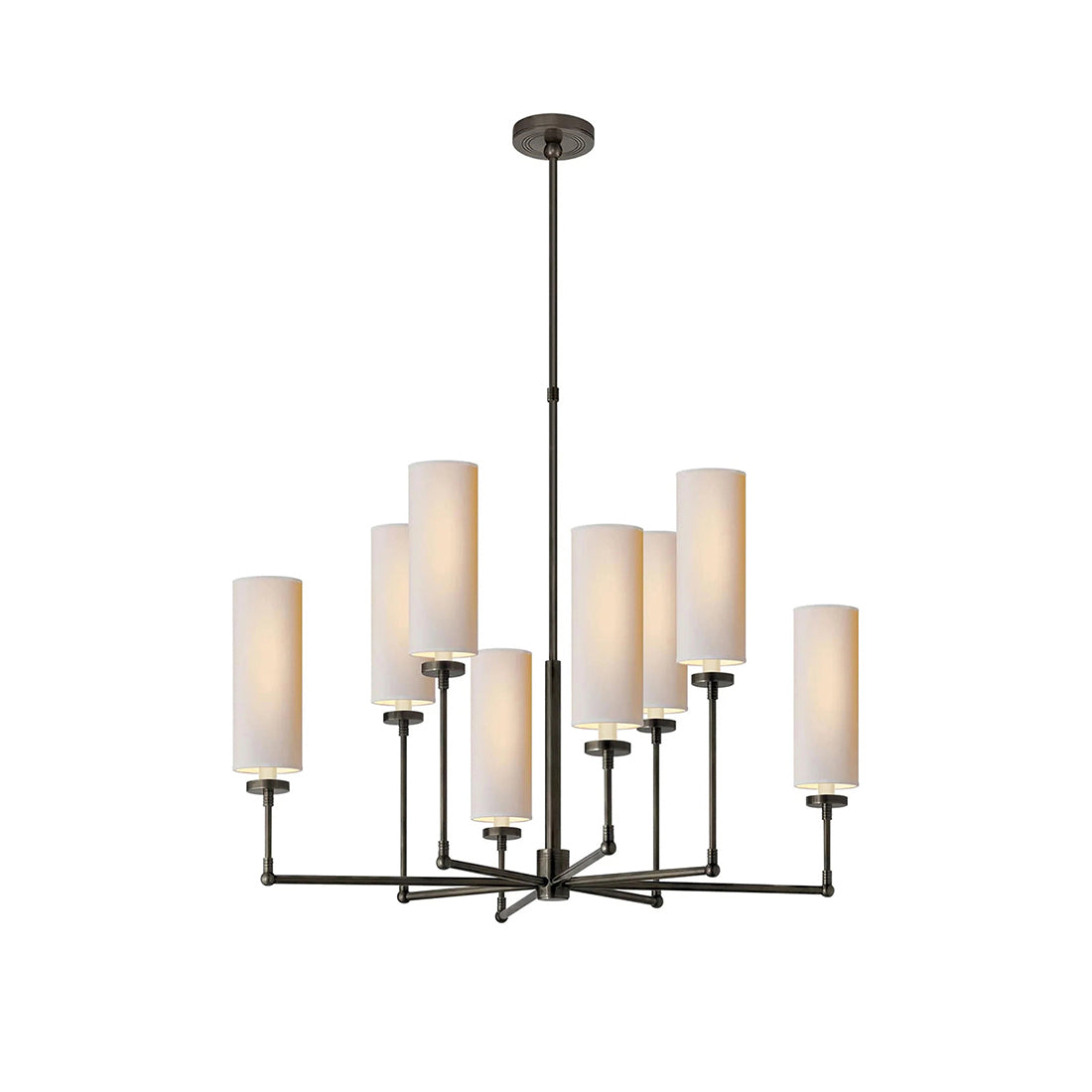 Eraeiel Postmodern Luxury Brass Fabric Chandelier - Lamp Copper