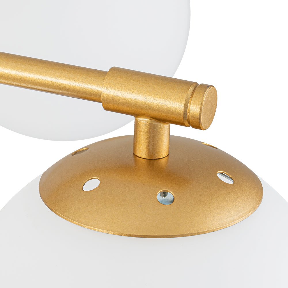 Xenuvux Sputnik Frosted Bubble Glass Pendant Chandelier - Lamp Copper