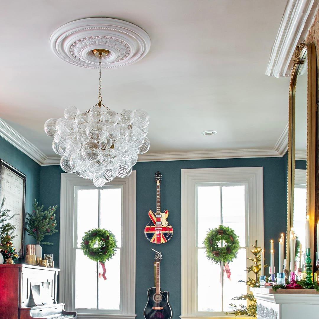 Stellia Bubble Art Brass Chandelier - Lamp Copper