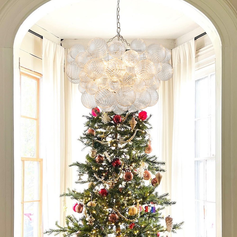 Stellia Bubble Art Brass Chandelier - Lamp Copper